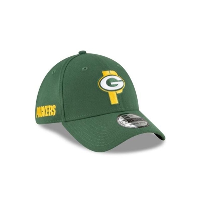 Green Bay Packers Gorra | New Era NFL Logo Mix 39thirty Stretch Fit Cap Mexico - Verdes